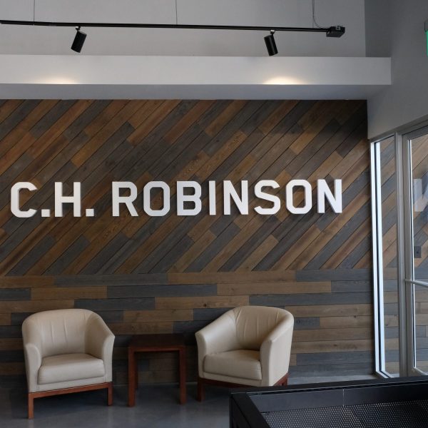 C.H. Robinson Reception Office Sign Interior Sign
