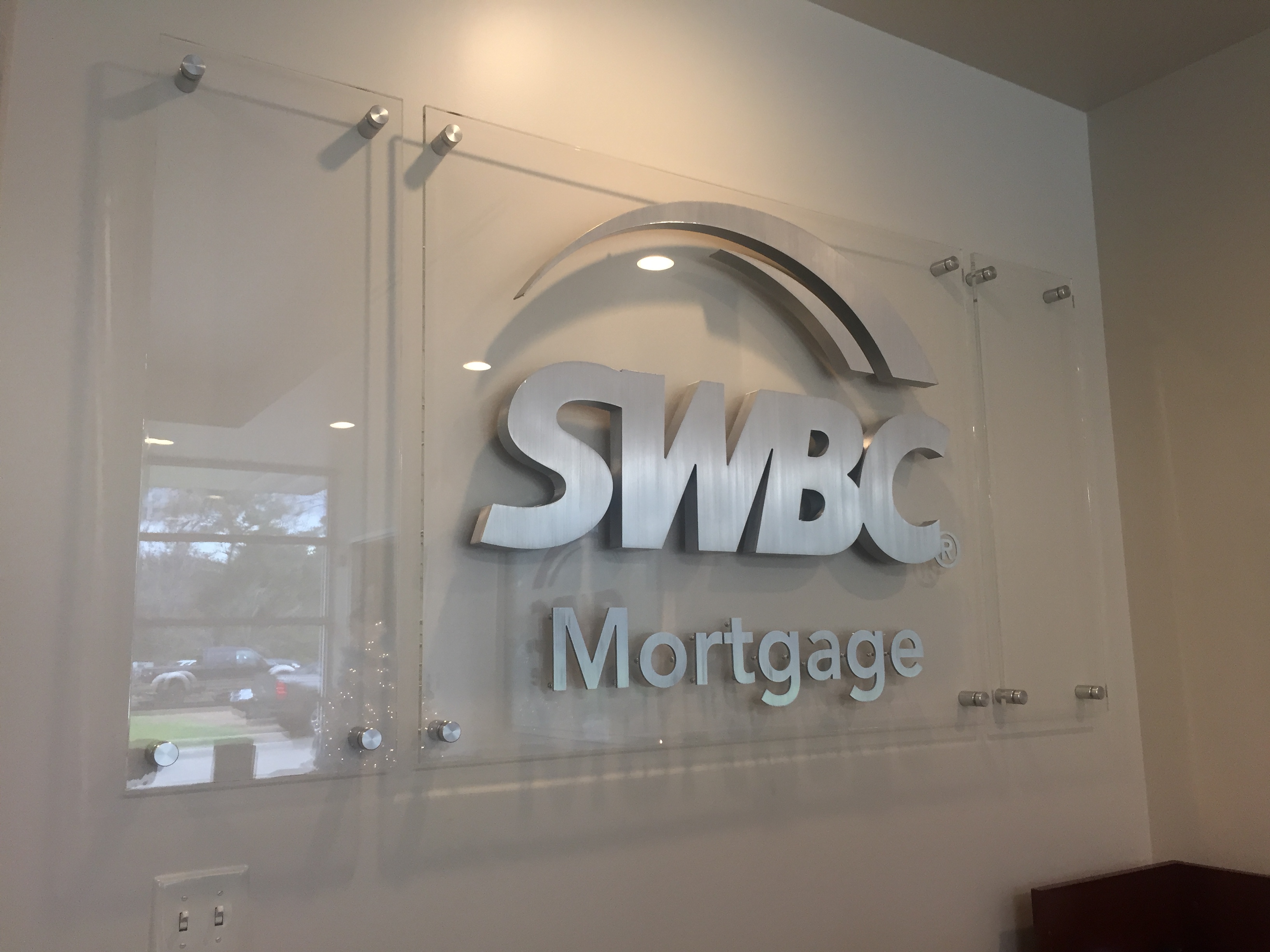 SWBC Mortgage reception sign