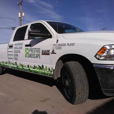 Vehicle Graphics on pick up trucks and vans