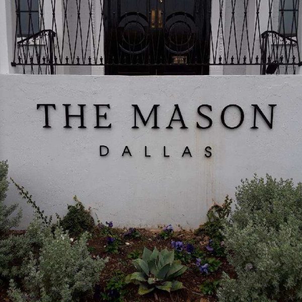 The Mason Dimensional Letter Building Sign