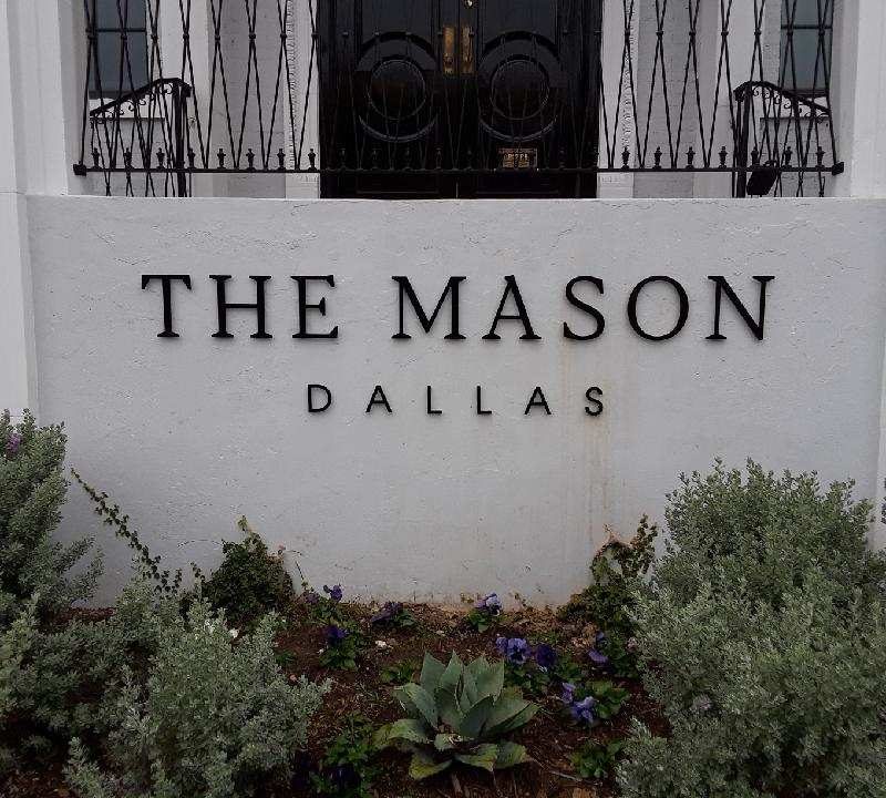 The Mason Dimensional Letter Building Sign
