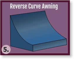 Reverse Curve Awning