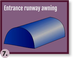 Entrance Runway Awning