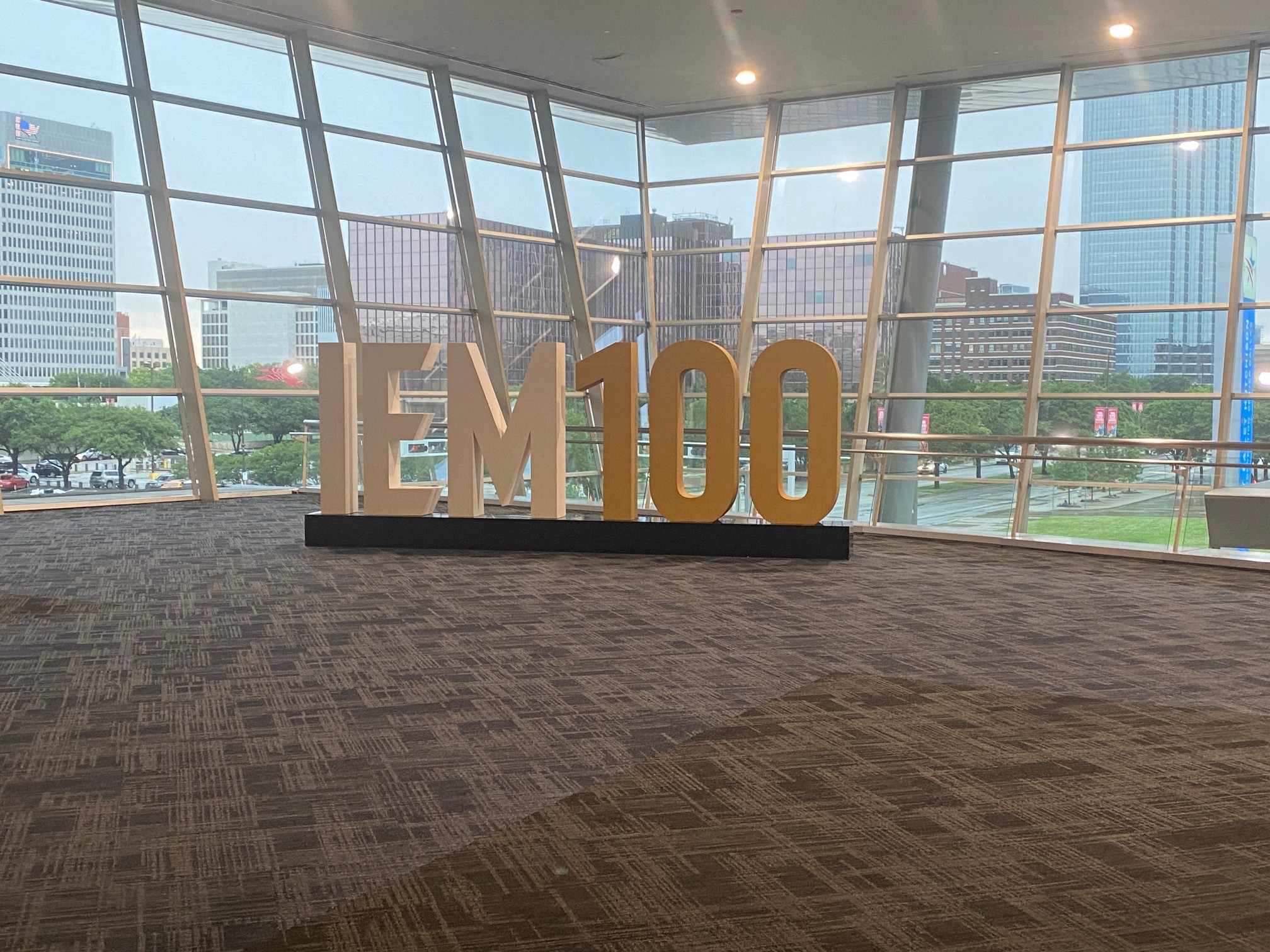 Foam Display Expo Logo Business Large Letter