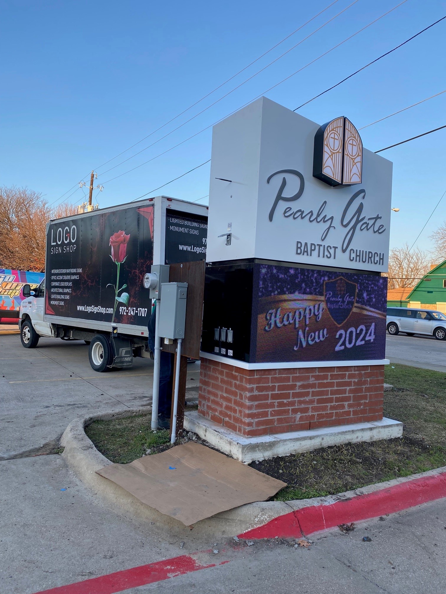 Logo Sign Shop LED screen message center